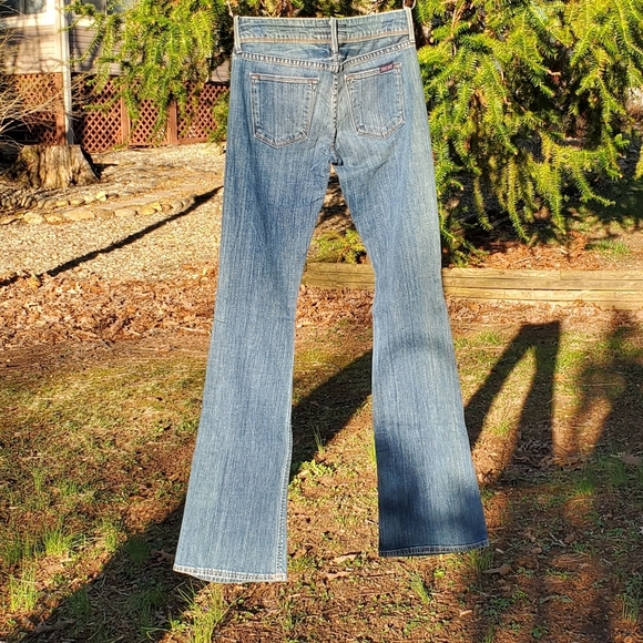 HUDSON Vintage Low Rise Boot Cut Jeans MED Wash Women's 26  NO FLAP BACK POCKETS - Picture 7 of 17